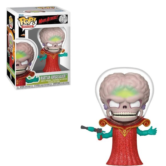 Funko Pop! Mars Attacks - Martian Ambassador #1874 - Picture 1 of 3